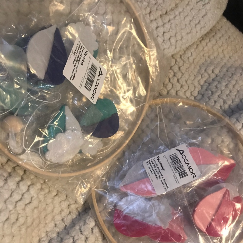 2 NIB Crib Mobile